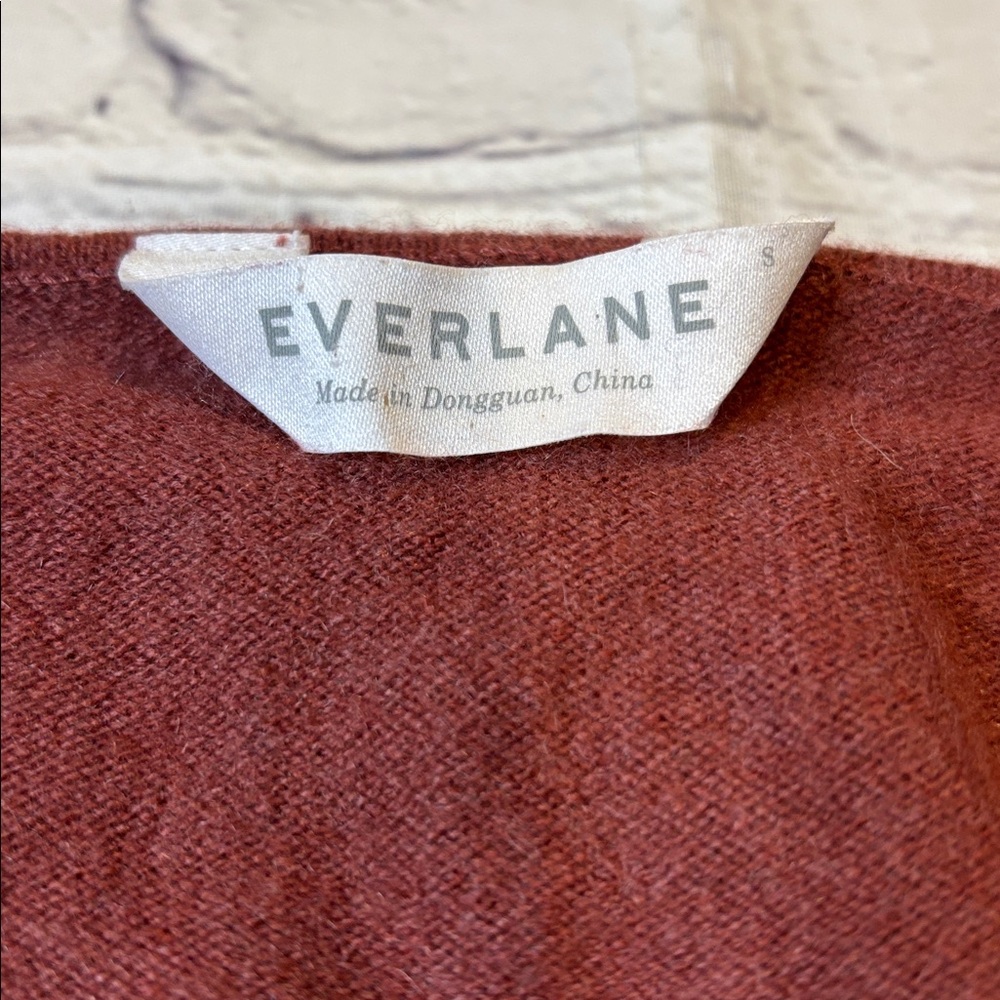 Everlane 100% Cashmere V-Neck Sweater - Picture 3 of 12